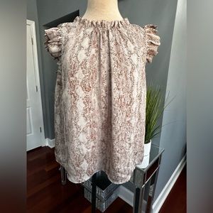Karlie Snake Print Top